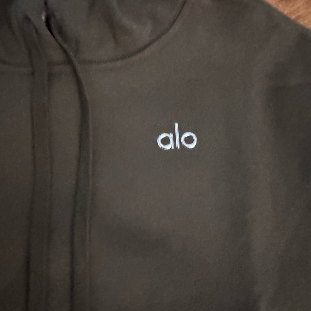 ALO Yoga Women's Olive Tree Hoodie - Picture 3 of 5